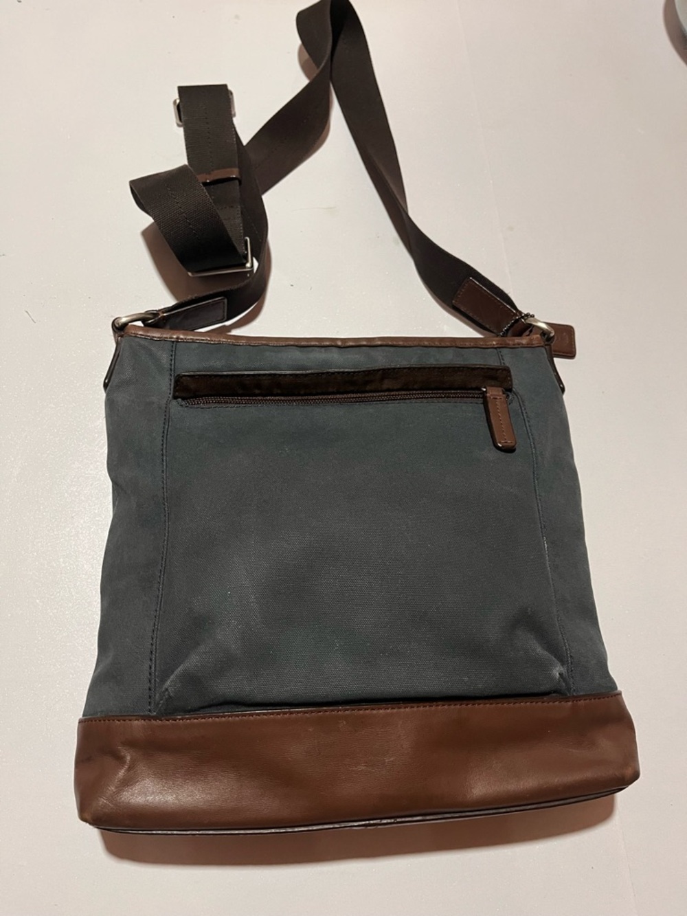 Coach Canvas Leather Crossbody Bag - Picture 2 of 5